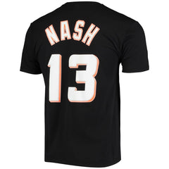 Steve Nash Phoenix Suns Hardwood Classics Stitch Name & Number T-Shirt - Black | Mitchell & Ness on sale