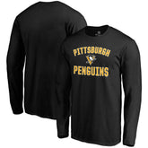 Pittsburgh Penguins Fanatics Team Victory Arch Long Sleeve T-Shirt Black