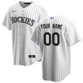 Colorado Rockies Home Replica Custom Jersey - White | Nike