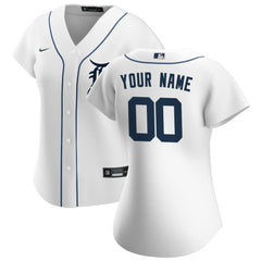 Detroit Tigers Women's Home Replica Custom Jersey - White | Nike