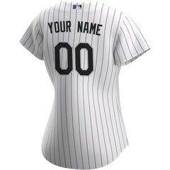 Colorado Rockies Women's Home Replica Custom Jersey - White | Nike