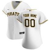 Pittsburgh Pirates Women's Home Replica Custom Jersey - White | Nike