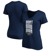 New Orleans Pelicans Women's Won't Bow Down V-Neck T-Shirt - Navy for sale
