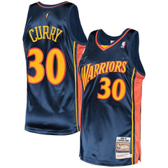 Stephen Curry Golden State Warriors 2009/10 Hardwood Classics Authentic Jersey sale - Navy | Mitchell & Ness cheap