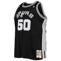 David Robinson San Antonio Spurs 1998/99 Big & Tall Hardwood Classics Swingman Jersey - Black | Mitchell & Ness for sale
