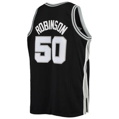 David Robinson San Antonio Spurs 1998/99 Big & Tall Hardwood Classics Swingman Jersey - Black | Mitchell & Ness for sale