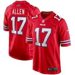 Josh Allen Buffalo Bills Alternate Game Player Jersey - Red | Nike on sale