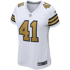 Alvin Kamara New Orleans Saints Women's Alternate Game Player Jersey - White | Nike outlet
