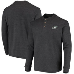 Philadelphia Eagles Dunbrooke Logo Maverick Thermal Henley Long Sleeve T-Shirt - Charcoal online