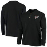 Atlanta Falcons Dunbrooke Logo Maverick Thermal Henley Long Sleeve T-Shirt - Black for sale