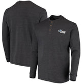 Detroit Lions Dunbrooke Logo Maverick Thermal Henley Long Sleeve T-Shirt - Charcoal on sale