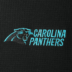 Carolina Panthers Dunbrooke Logo Maverick Thermal Henley Long Sleeve T-Shirt - Black cheap