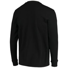 Las Vegas Raiders Dunbrooke Logo Maverick Thermal Henley Long Sleeve T-Shirt - Black sale