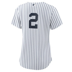 Derek Jeter New York Yankees Women's Home Replica Player Jersey - White/Navy | Nike