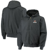 Chicago Bears Dunbrooke Dakota Cotton Canvas Hooded Jacket - Navy on sale