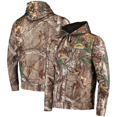 Los Angeles Chargers Dunbrooke Circle Champion Tech Fleece Pullover Hoodie - Realtree Camo on sale