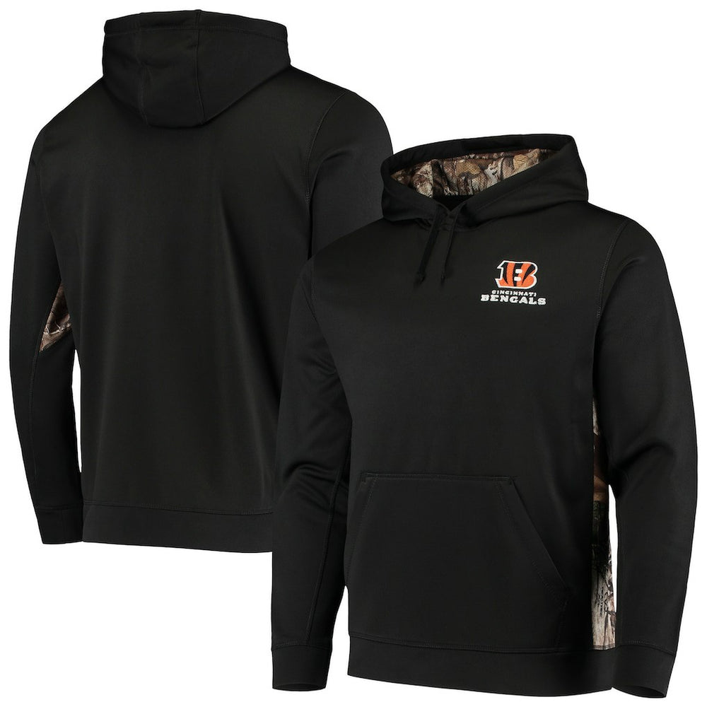 Cincinnati Bengals Dunbrooke Logo Ranger Pullover Hoodie - Black/Realtree Camo on sale