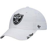 Las Vegas Raiders '47 Women's Miata Clean Up Primary Adjustable Hat - White on sale