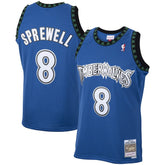 Latrell Sprewell Minnesota Timberwolves 2003/04 Hardwood Classics Swingman Jersey - Blue | Mitchell & Ness sale