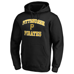 Pittsburgh Pirates Heart & Soul Pullover Hoodie - Black