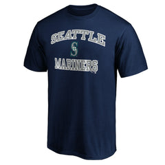 Seattle Mariners MTO Label Heart & Soul T-Shirt - Navy