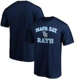 Tampa Bay Rays MTO Label Heart & Soul T-Shirt - Navy