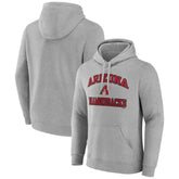 Arizona Diamondbacks MTO Label Heart & Soul Pullover Hoodie - Heather Gray