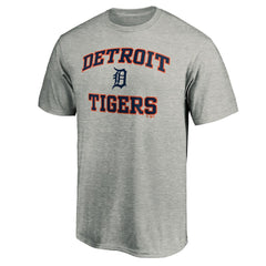 Detroit Tigers MTO Label Heart & Soul T-Shirt - Heather Gray
