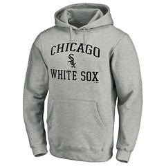 Chicago White Sox MTO Label Heart & Soul Pullover Hoodie - Heather Gray