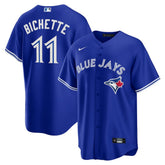 Bo Bichette Toronto Blue Jays Alternate 2 Replica Jersey - Rush Blue | Nike
