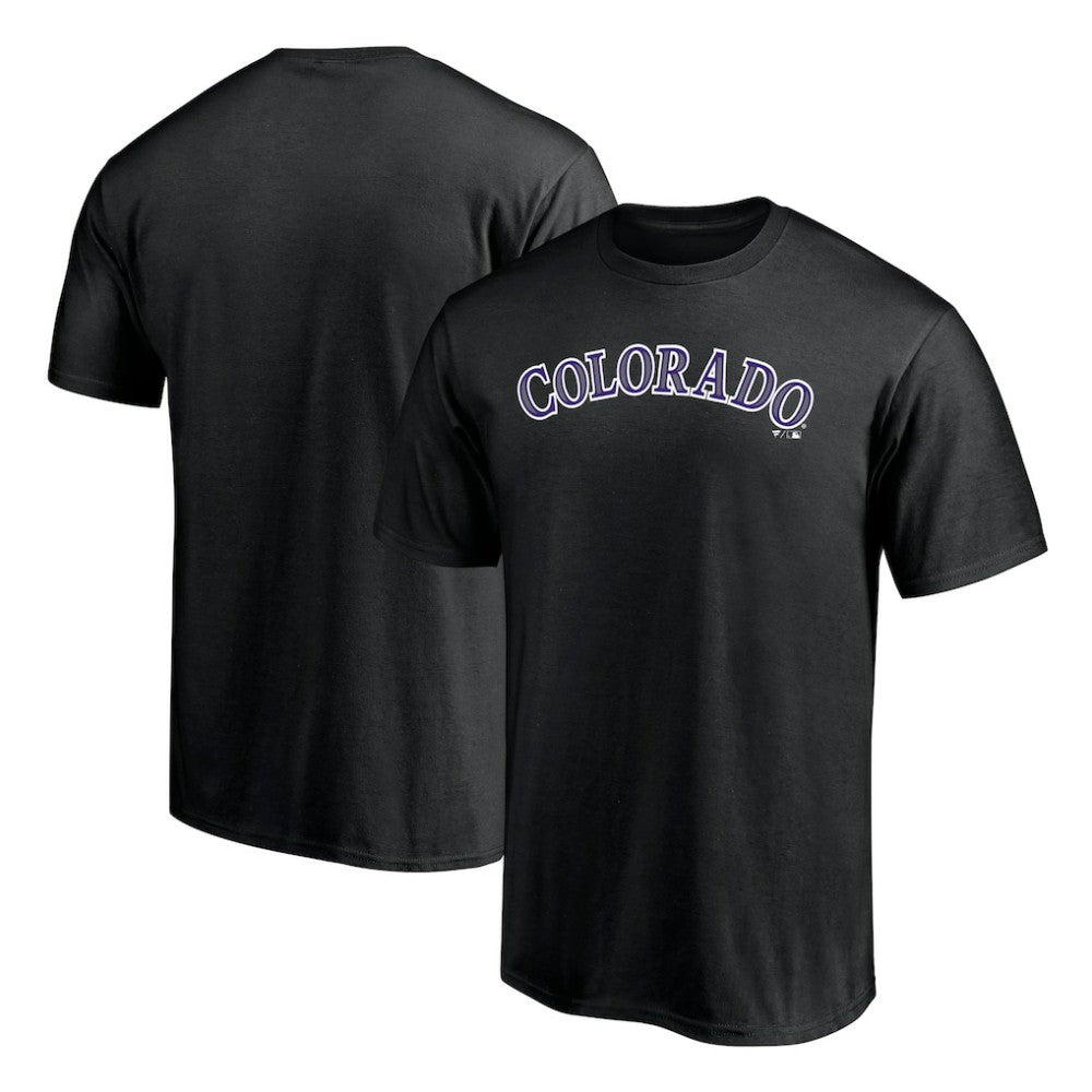 Colorado Rockies Official Wordmark T-Shirt - Black