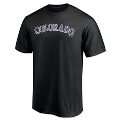 Colorado Rockies Official Wordmark T-Shirt - Black