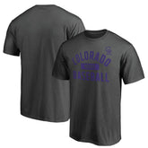 Colorado Rockies Iconic Primary Pill T-Shirt - Charcoal