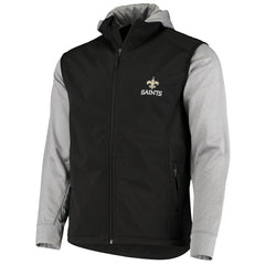 New Orleans Saints Dunbrooke Alpha Full-Zip Jacket - Black/Gray cheap