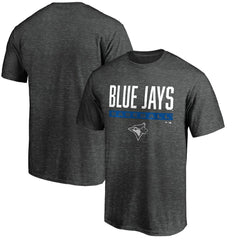 Toronto Blue Jays Win Stripe Logo T-Shirt - Charcoal