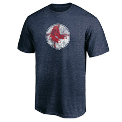 Boston Red Sox Cooperstown Collection True Classics Throwback Logo Tri-Blend T-Shirt - Navy