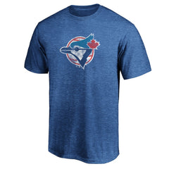 Toronto Blue Jays Cooperstown Collection True Classics Throwback Logo Tri-Blend T-Shirt - Royal