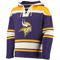 Minnesota Vikings '47 Lacer V-Neck Pullover Hoodie - Purple/Gold outlet