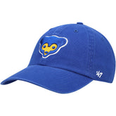 Chicago Cubs Logo Cooperstown Collection Clean Up Adjustable Hat - Royal | 47 brand
