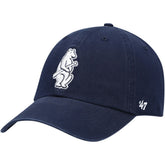 Chicago Cubs 1914 Logo Cooperstown Collection Clean Up Adjustable Hat - Navy | 47 brand