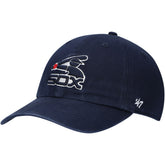 Chicago White Sox 1983 Logo Cooperstown Collection Clean Up Adjustable Hat - Navy | 47 brand