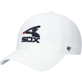 Chicago White Sox 1976 Logo Cooperstown Collection Clean Up Adjustable Hat - White | 47 brand