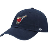 San Diego Padres Logo Cooperstown Collection Clean Up Adjustable Hat - Navy | 47 brand