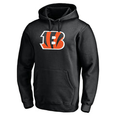Cincinnati Bengals Primary Logo Fitted Pullover Hoodie - Black sale