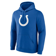 Indianapolis Colts Primary Logo Fitted Pullover Hoodie - Royal sale