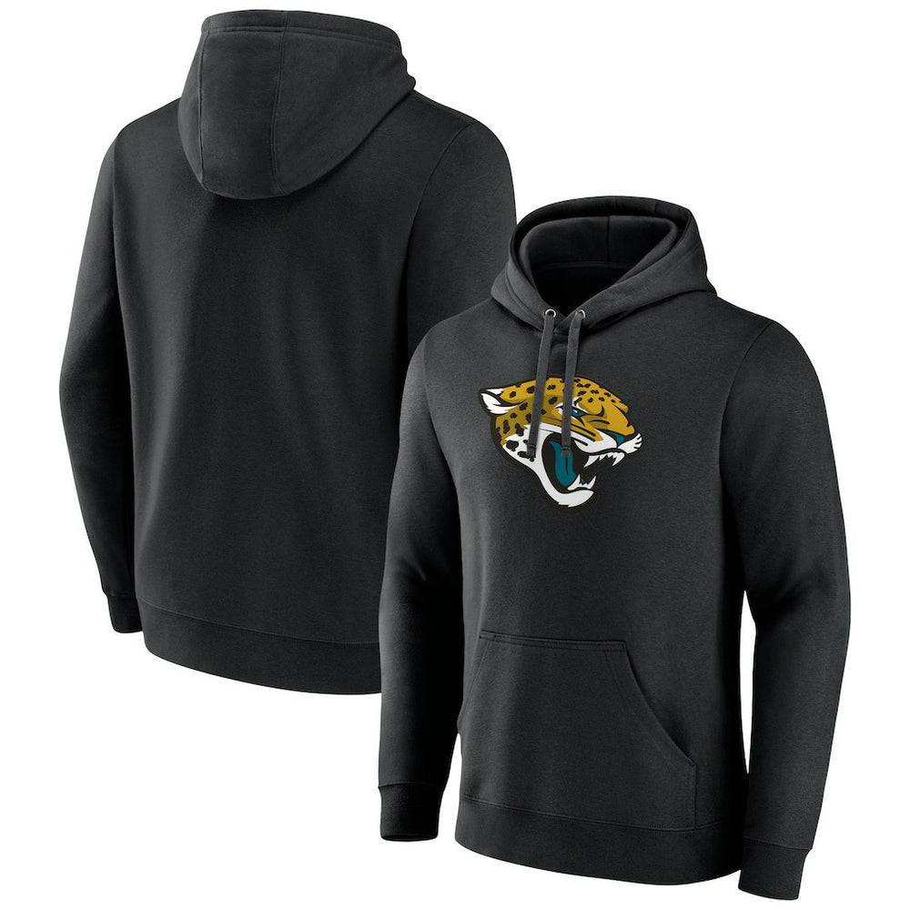 Jacksonville Jaguars Primary Logo Fitted Pullover Hoodie - Black cheap