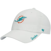 Miami Dolphins '47 Women's Miata Clean Up Logo Adjustable Hat - White on sale