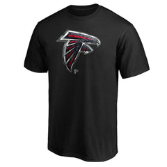 Atlanta Falcons Midnight Mascot Team Logo T-Shirt - Black on sale