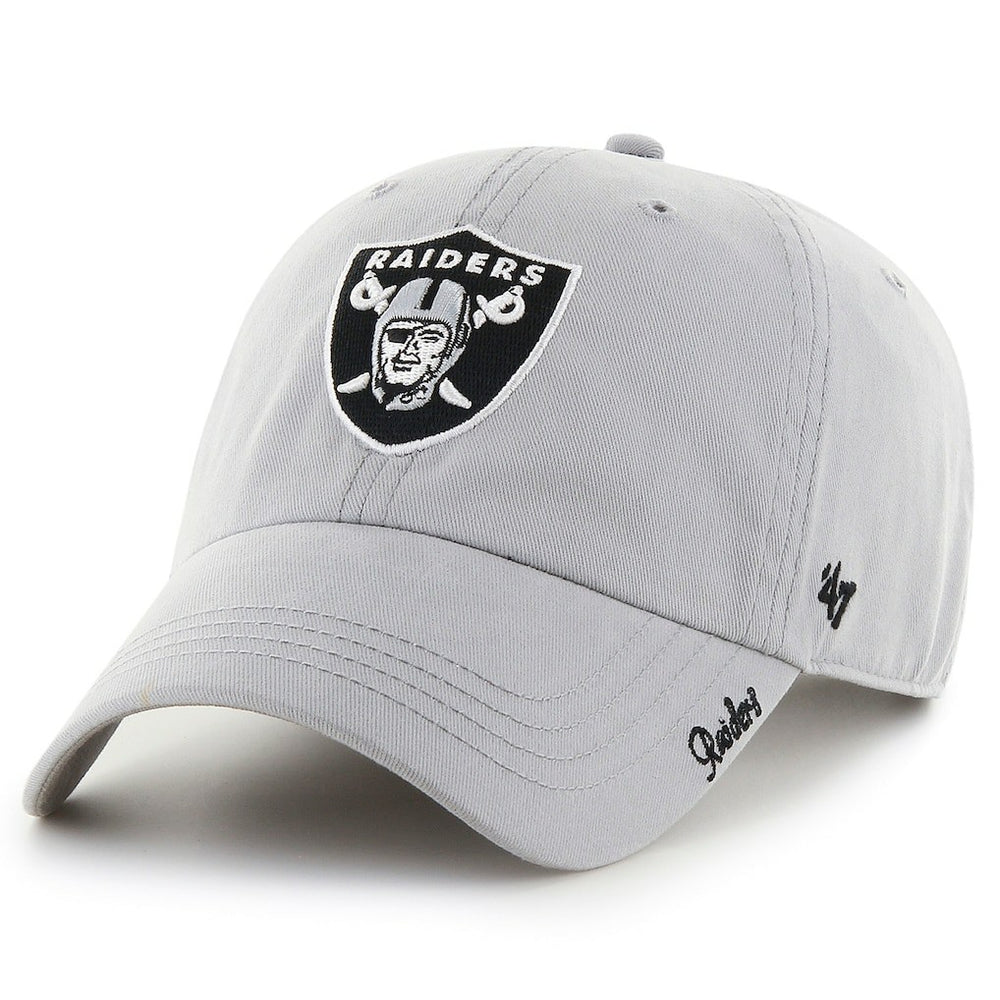 Las Vegas Raiders '47 Women's Miata Clean Up Secondary Adjustable Hat - Silver discount