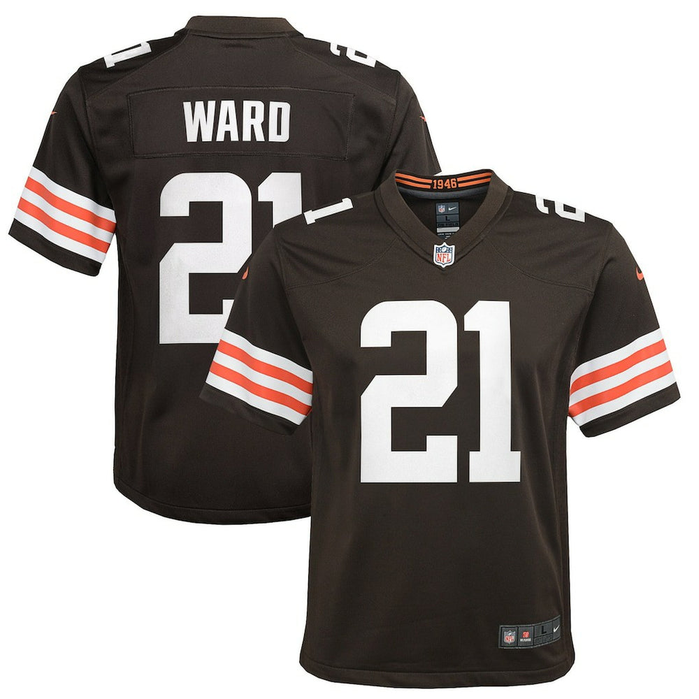 Denzel Ward Cleveland Browns Youth Game Jersey - Brown | Nike online